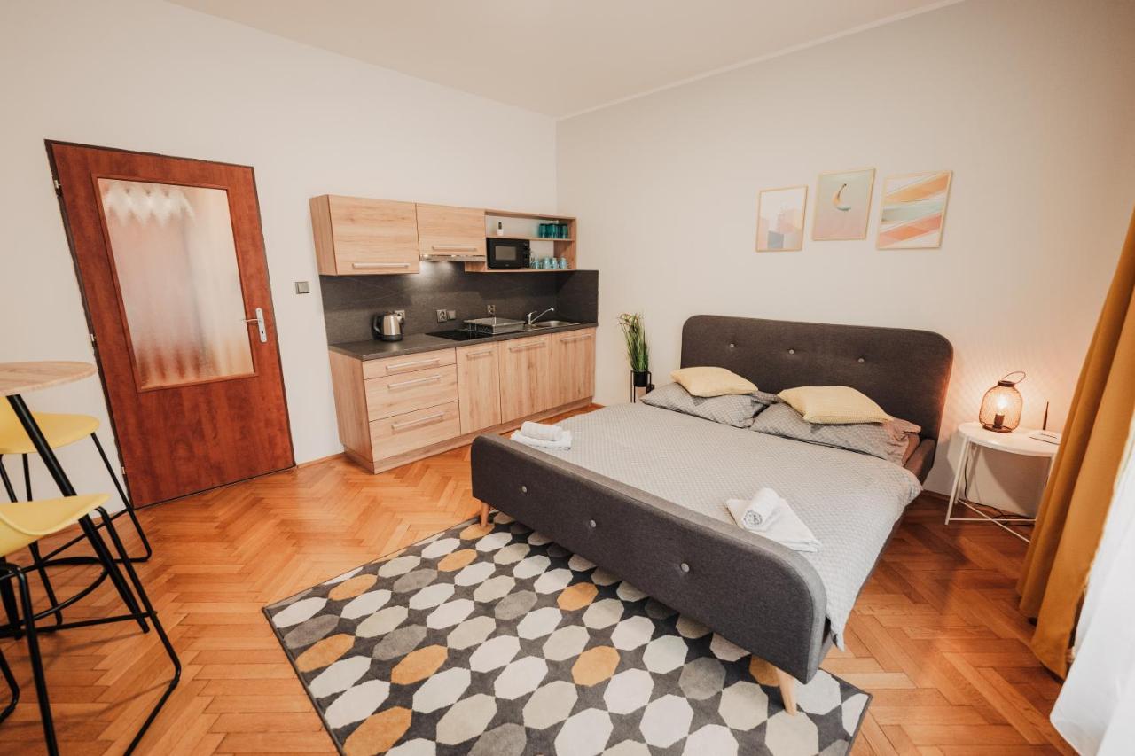 Elegant Studio, 400M From The Square Apartment Plzen Bagian luar foto